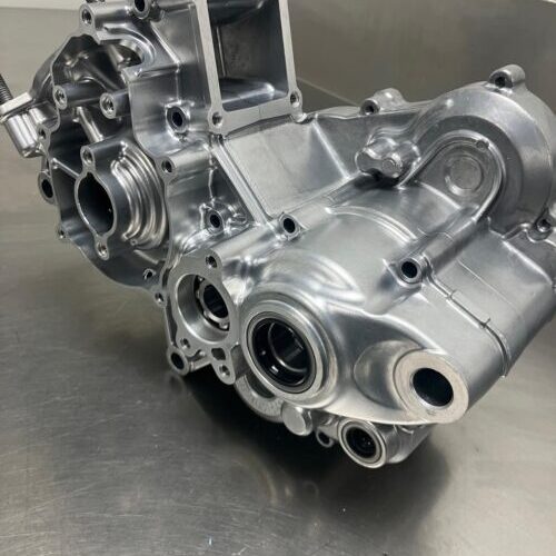 Before vaportblasting, wetblasting, natstralen carter motorcross. natstralen motorsport